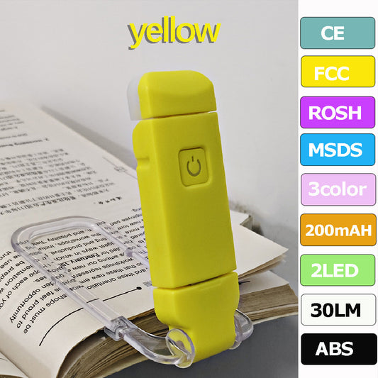 Mini eye-protecting folding book holder lamp