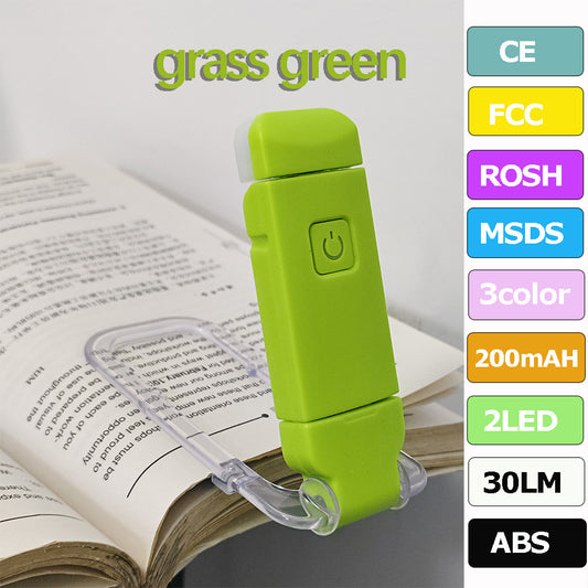 Mini eye-protecting folding book holder lamp