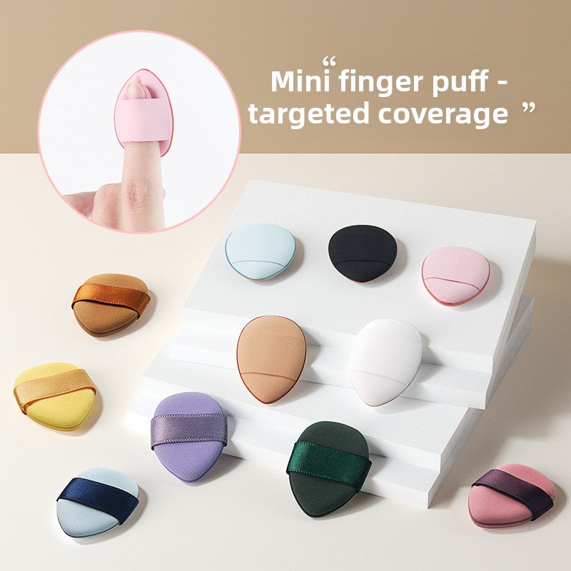 Mini finger powder puff