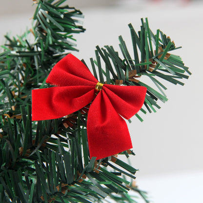 Mini Flocking Christmas Bows