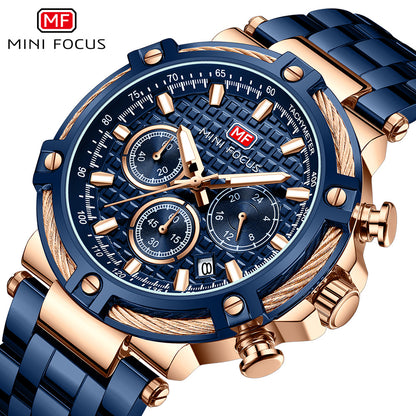 Mini Focus Mens Quartz Watch with Luminous Feature