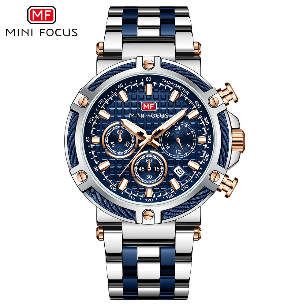Mini Focus Mens Quartz Watch with Luminous Feature