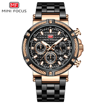 Mini Focus Mens Quartz Watch with Luminous Feature