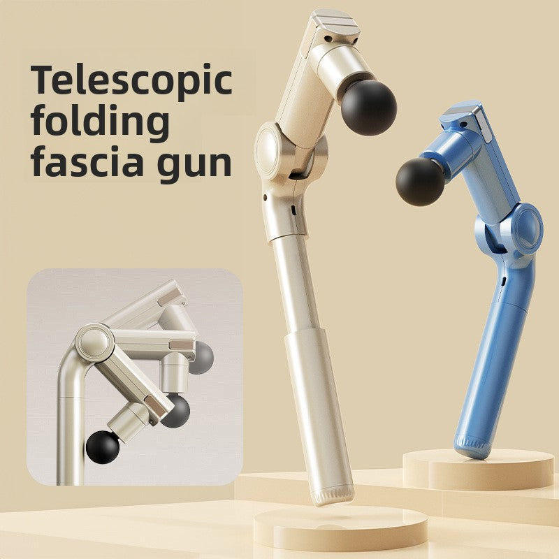 Mini Foldable Telescopic Fascia Gun Muscle Relax Massager