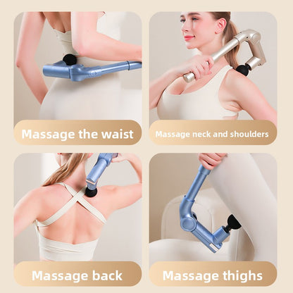 Mini Foldable Telescopic Fascia Gun Muscle Relax Massager