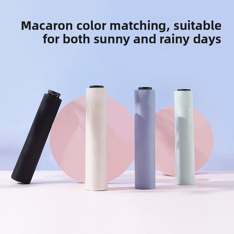 Mini folding sun umbrella