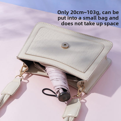 Mini folding sun umbrella