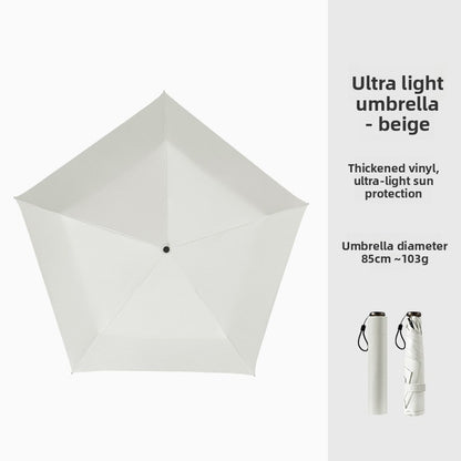 Mini folding sun umbrella