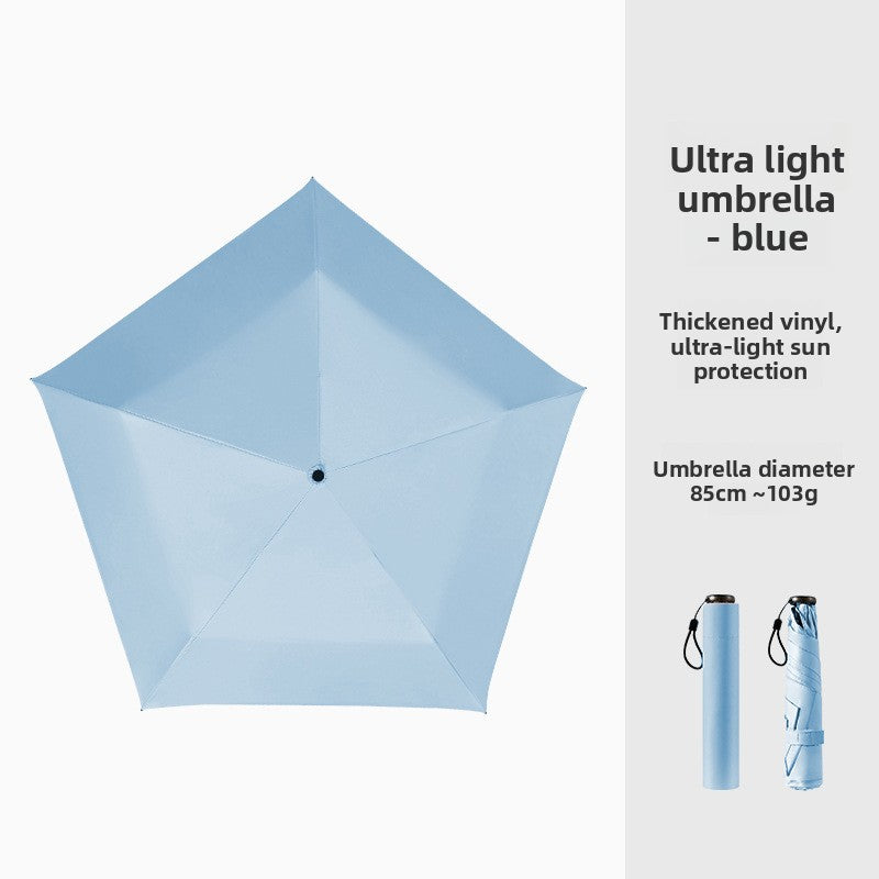 Mini folding sun umbrella