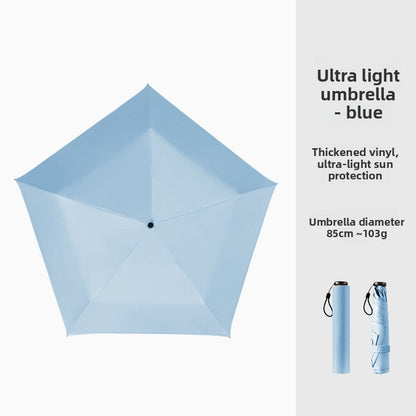 Mini folding sun umbrella