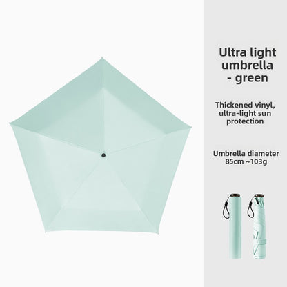 Mini folding sun umbrella