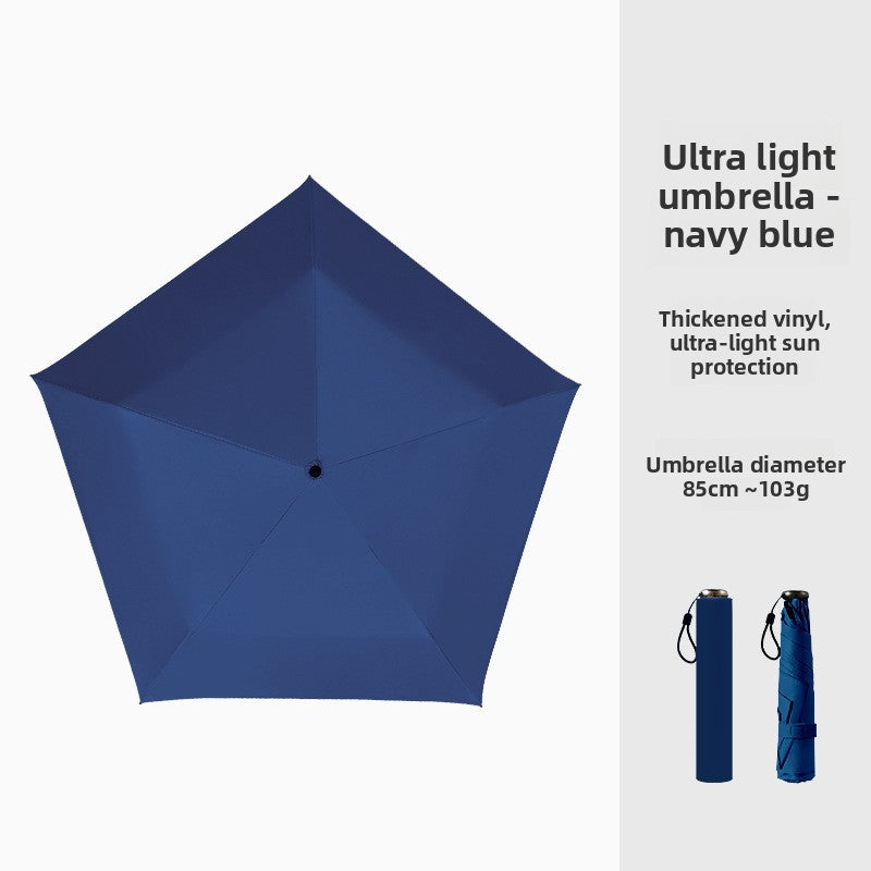 Mini folding sun umbrella