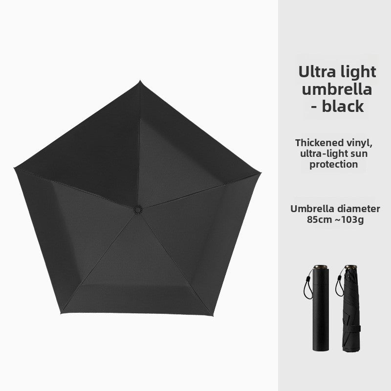 Mini folding sun umbrella