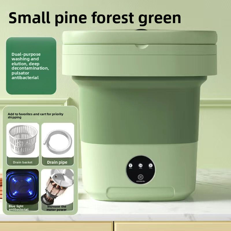 Mini folding washing machine