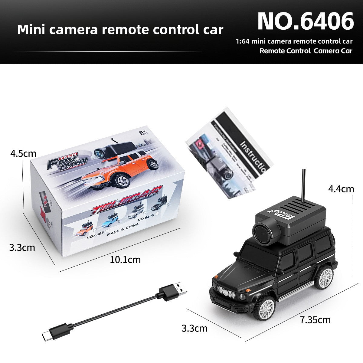 Mini FPV RC Car with Camera and APP Control