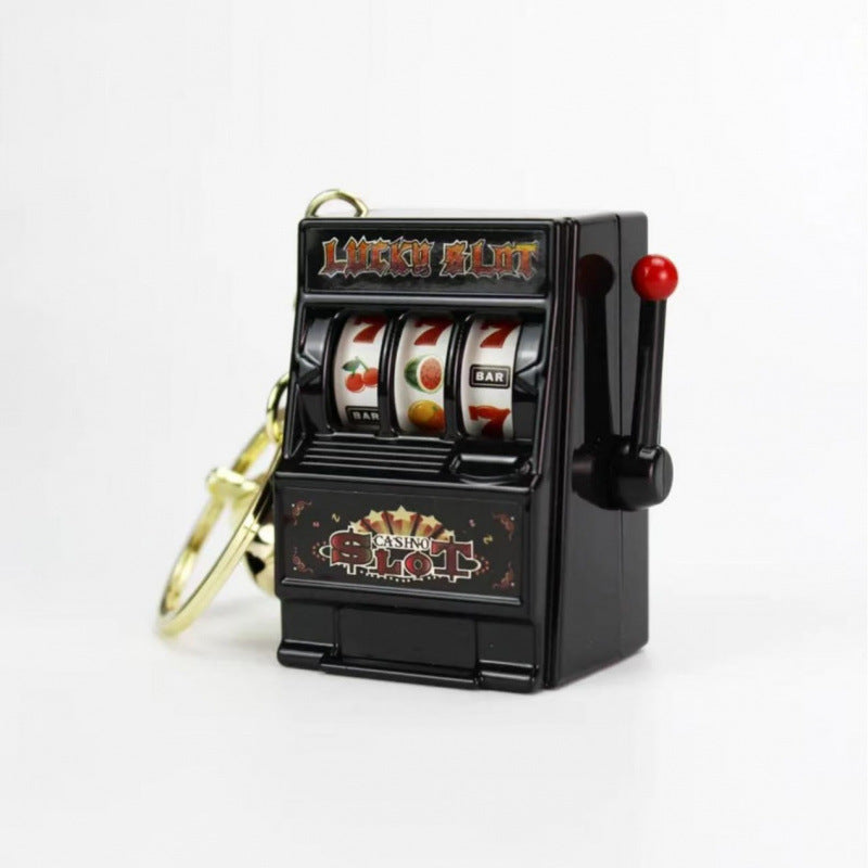 Mini fruit machine keychain