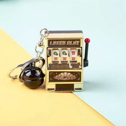 Mini fruit machine keychain