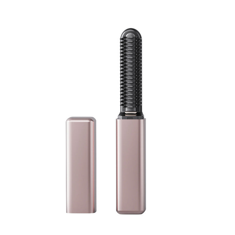 Mini hair straightener comb