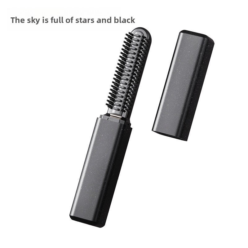 Mini hair straightener comb