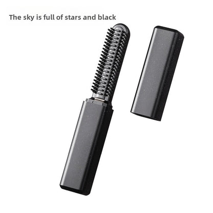 Mini hair straightener comb