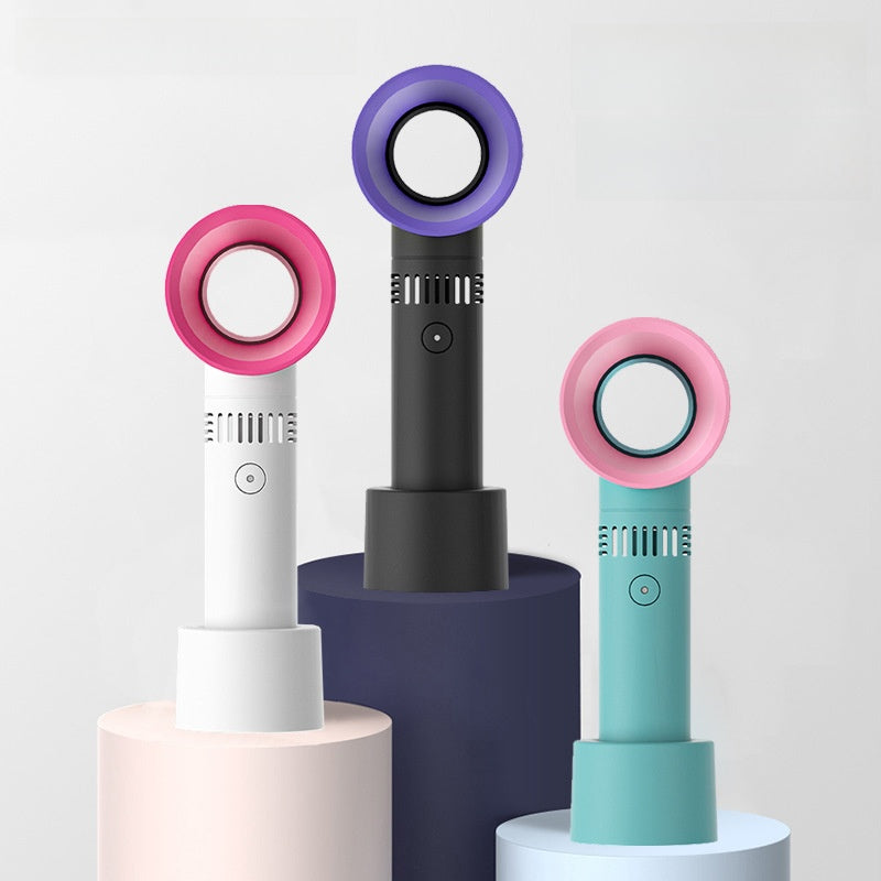 Mini handheld bladeless fan