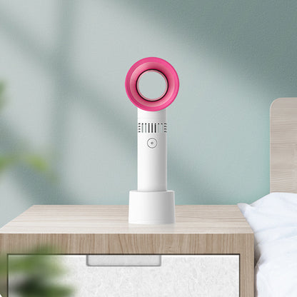 Mini handheld bladeless fan