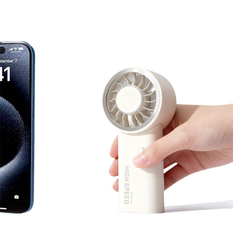 Mini Handheld USB Rechargeable 6-Speed Fan