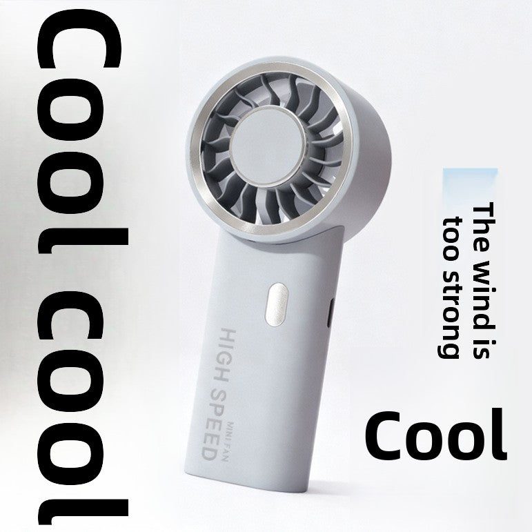 Mini Handheld USB Rechargeable 6-Speed Fan