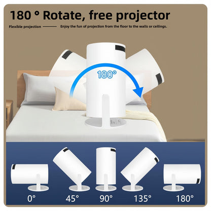 Mini HD Projector with Wireless Screen Mirroring