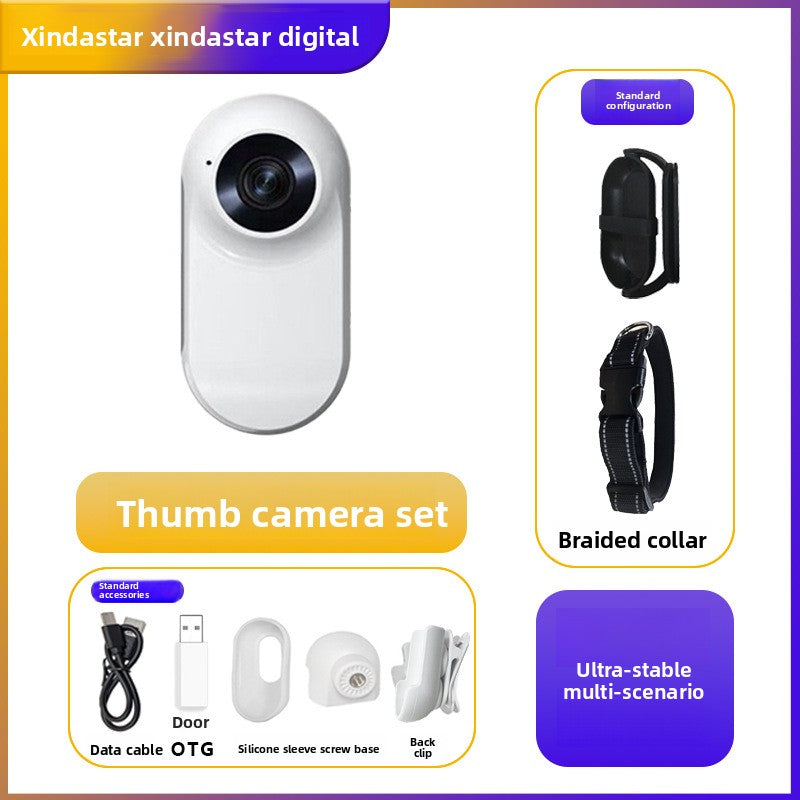 Mini HD Thumb Action Camera with Accessories