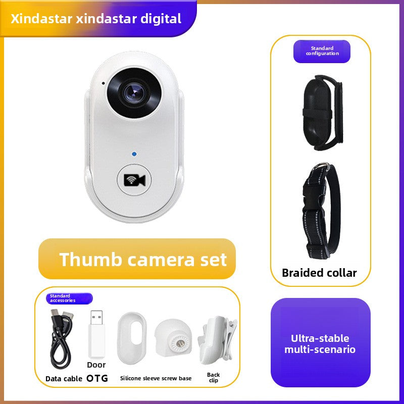 Mini HD Thumb Action Camera with Accessories