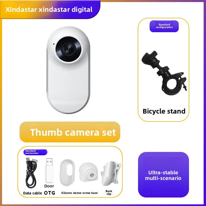 Mini HD Thumb Action Camera with Accessories