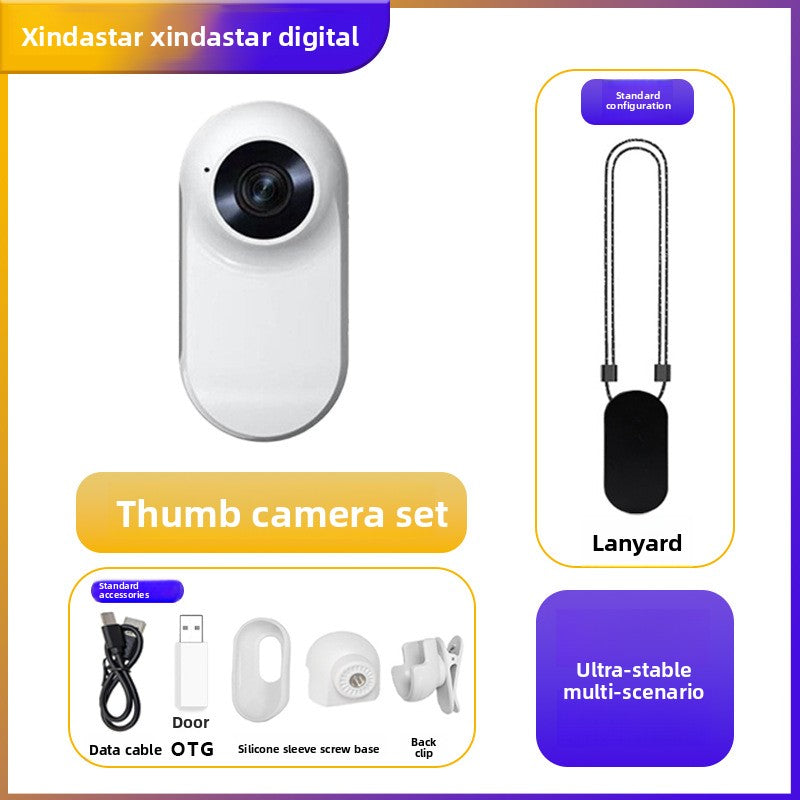 Mini HD Thumb Action Camera with Accessories