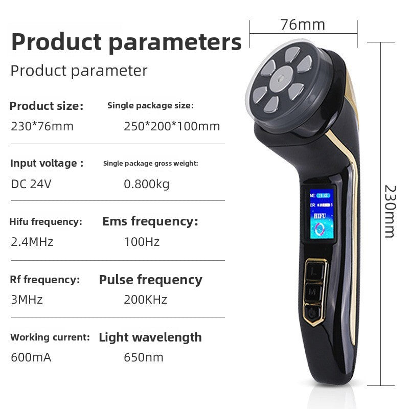 Mini HIFU RF EMS Beauty Device