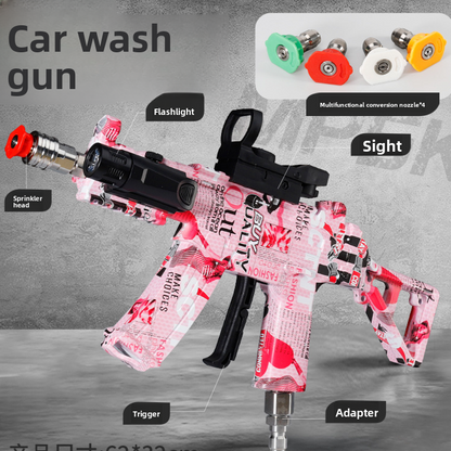 Mini High Pressure Car Wash Spray Gun Set