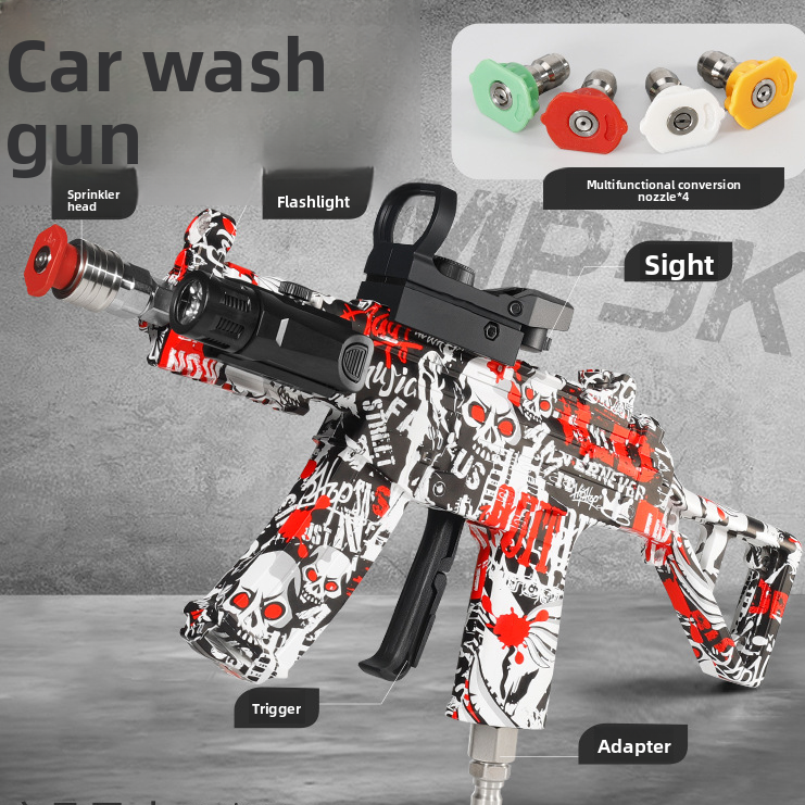 Mini High Pressure Car Wash Spray Gun Set