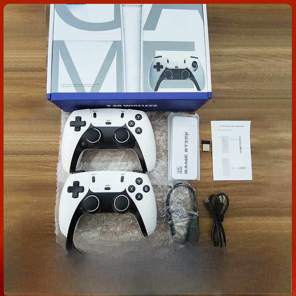 Mini Home TV Game Console with Wireless Controllers