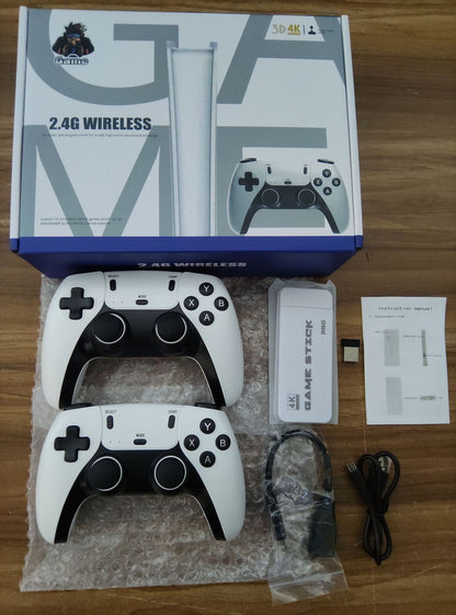 Mini Home TV Game Console with Wireless Controllers
