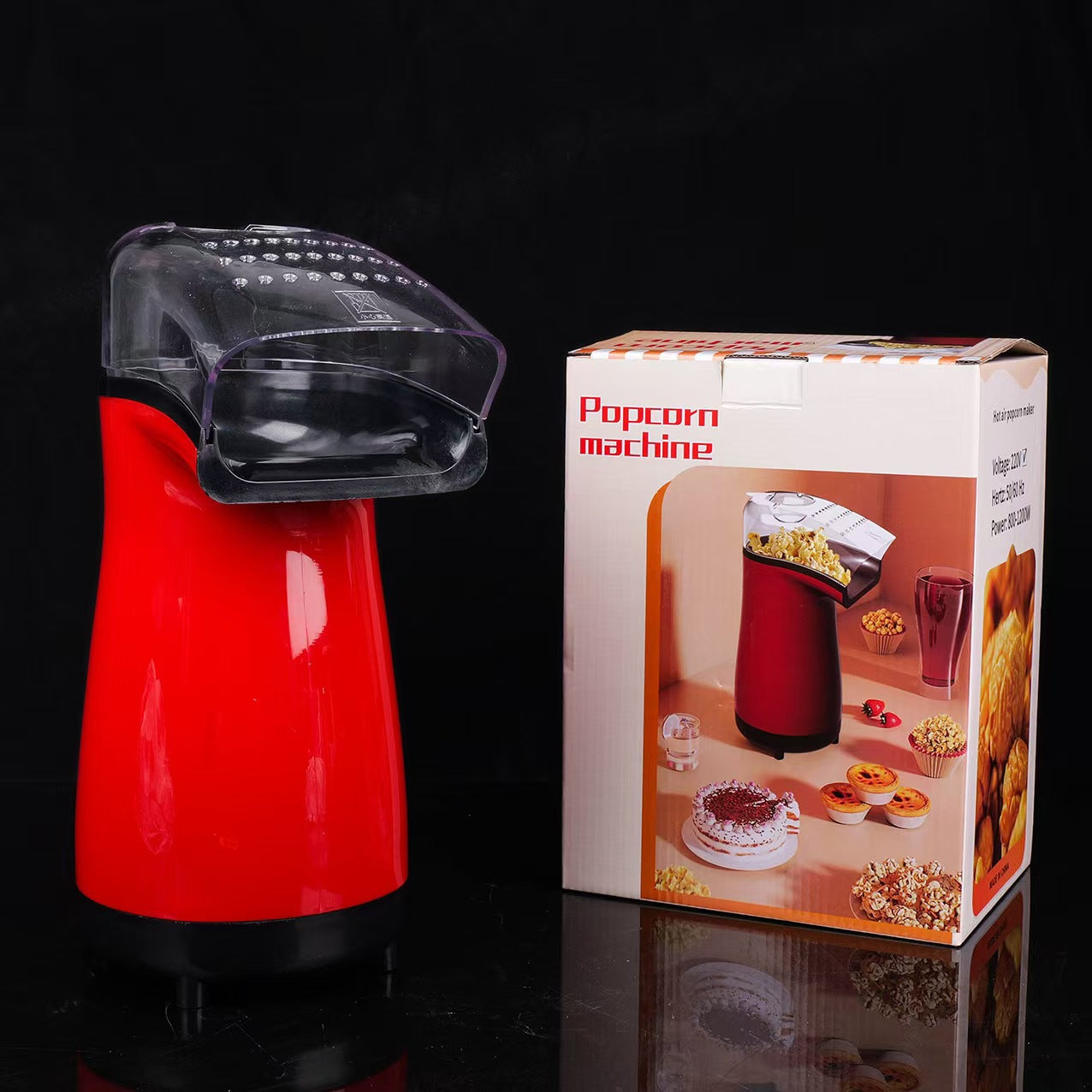 Mini Hot Air Popcorn Maker for Home Use