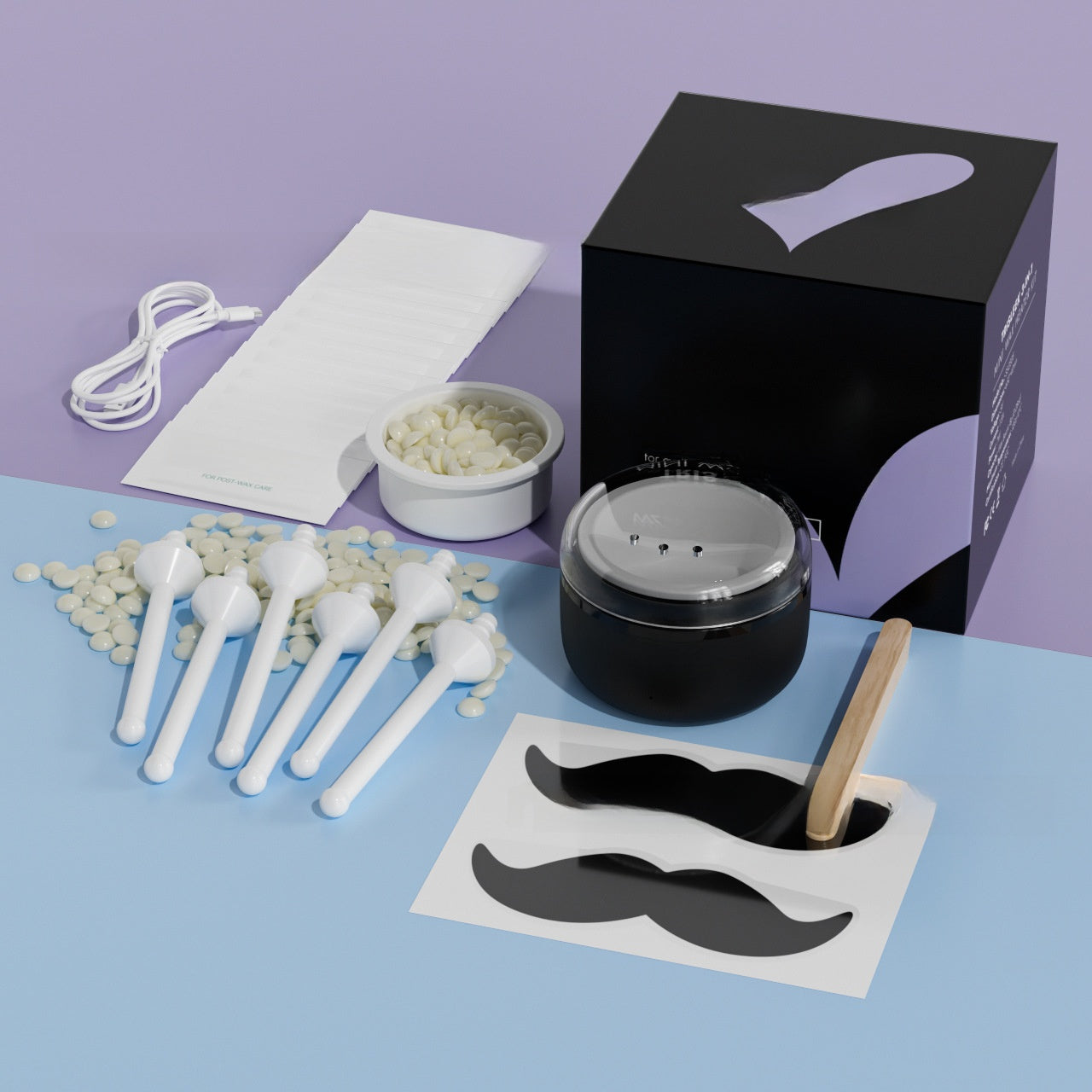 Mini Hot Wax Hair Removal Device Kit