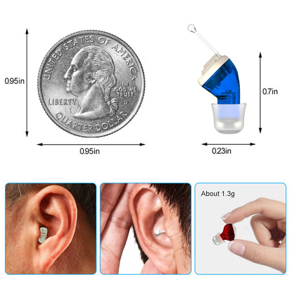 Mini In-Ear Hearing Aids with Wireless Function