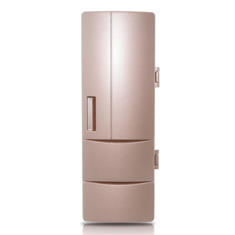 Mini inner-container universal hot and cold type desktop small refrigerator