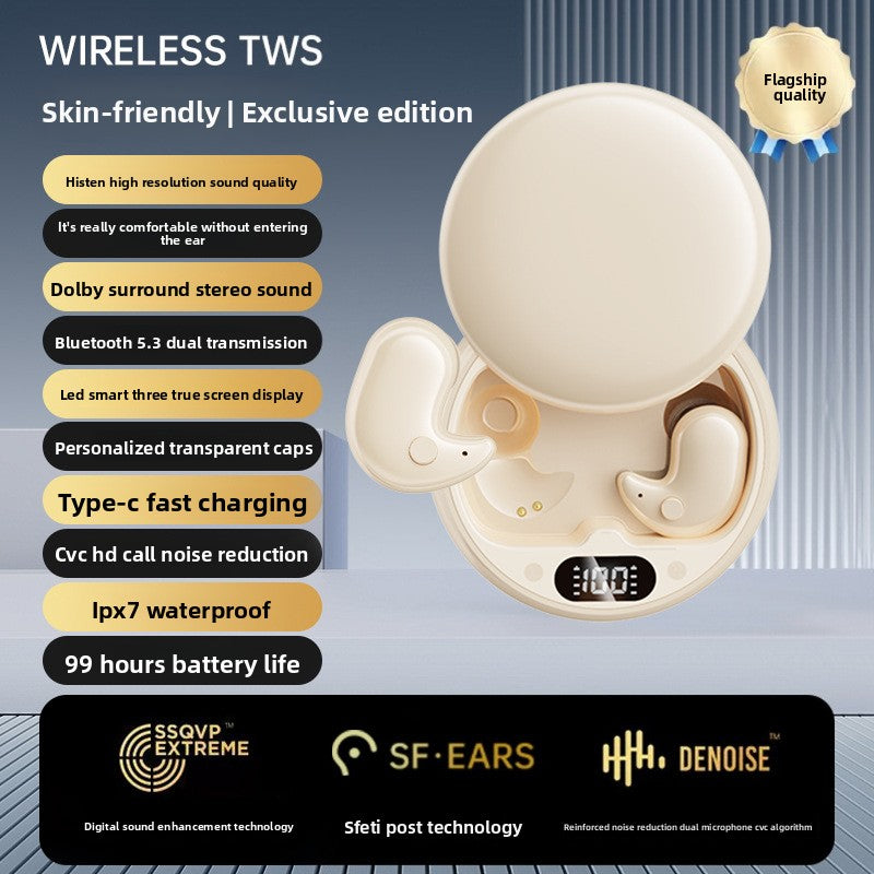 Mini invisible wireless Bluetooth headphones