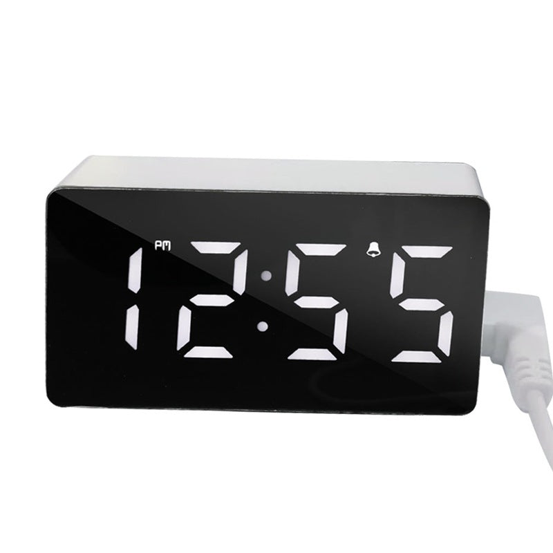 Mini LED Digital Alarm Clock with Temperature Display