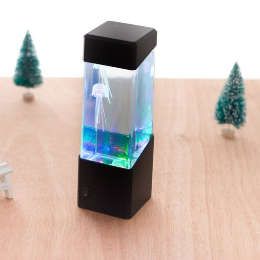 Mini LED Simulation Jellyfish Volcanic Decorative Lamp
