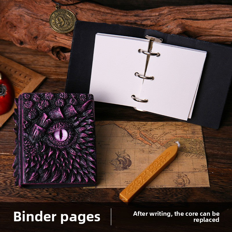 Mini Loose-Leaf Notebook with Resin Cover