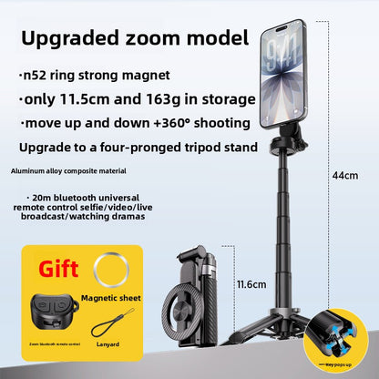 Mini Magnetic Bluetooth Selfie Stick with Tripod