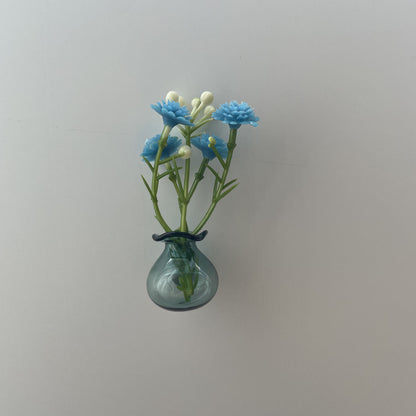 Mini Magnetic Glass Flower Vase Bottle