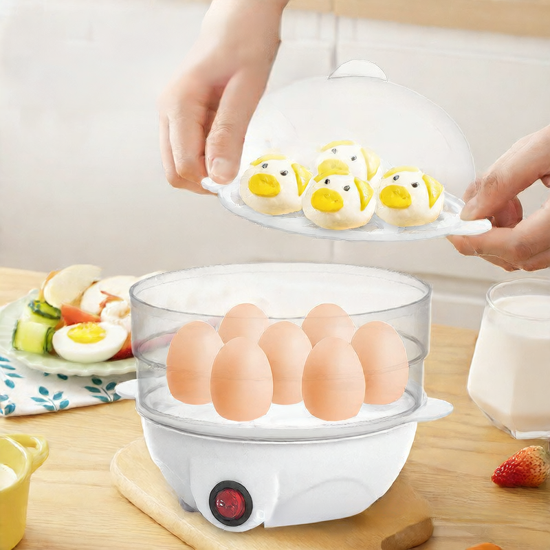 Mini multi-functional egg steamer