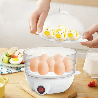 Mini multi-functional egg steamer